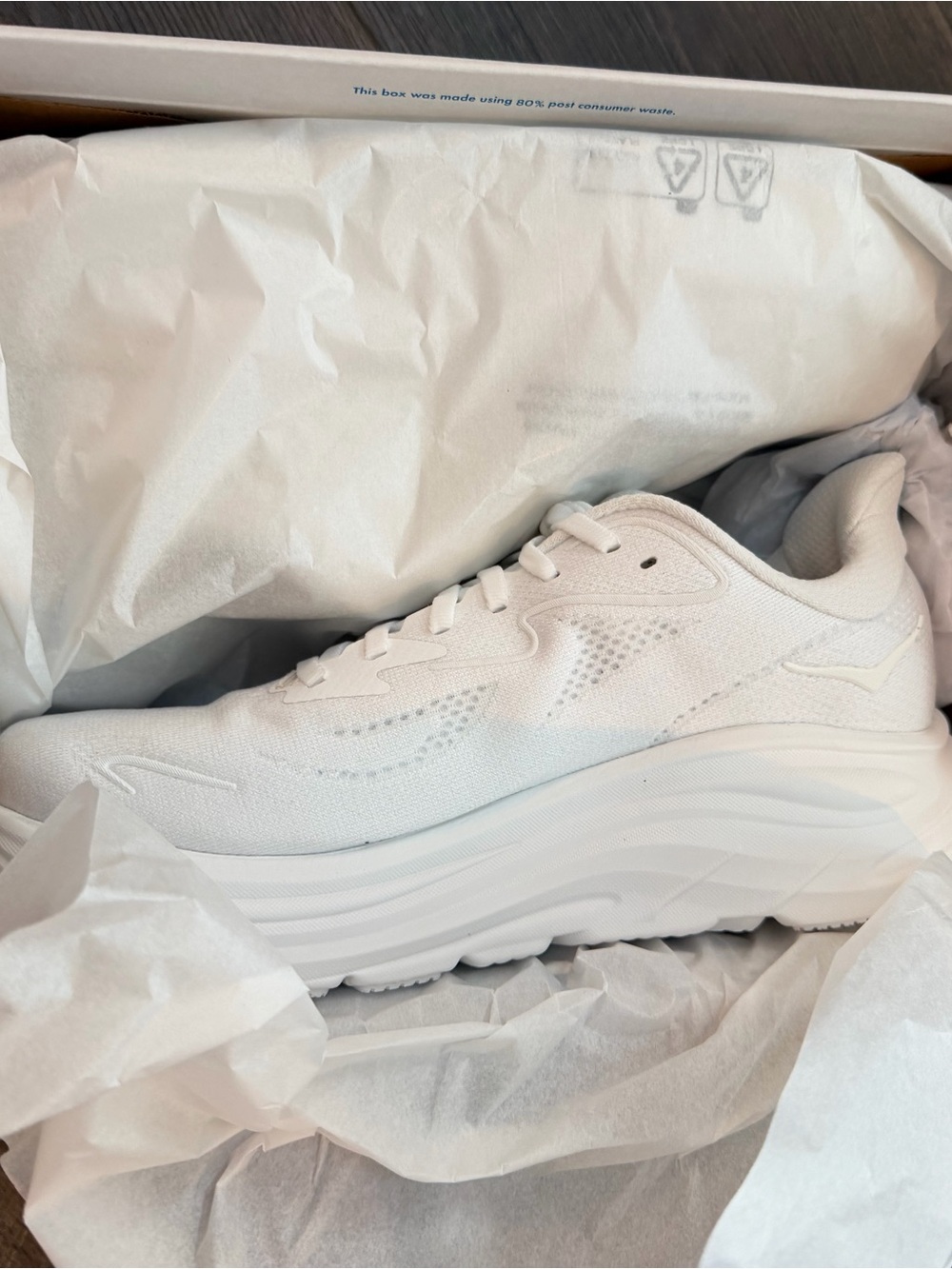 Hoka Women’s All-White Athletic Trainer - Picture 3 of 5